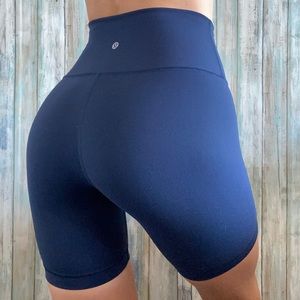 Lululemon Wunder Train High-Rise Shorts Navy 6